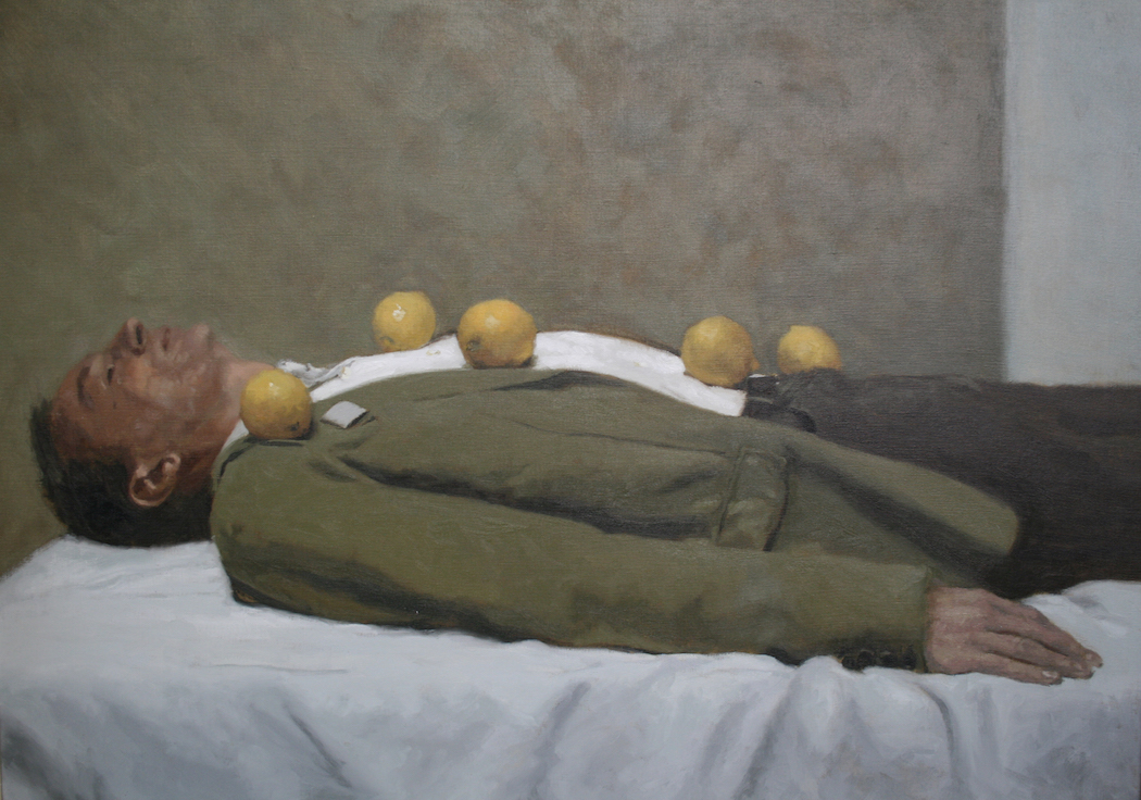 Rafel Bestard_Hombre tumbado con limones
