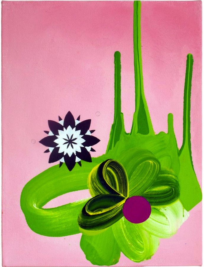 James Tebbutt, Miniature 3 (Pink and Green) Elusive Magazine